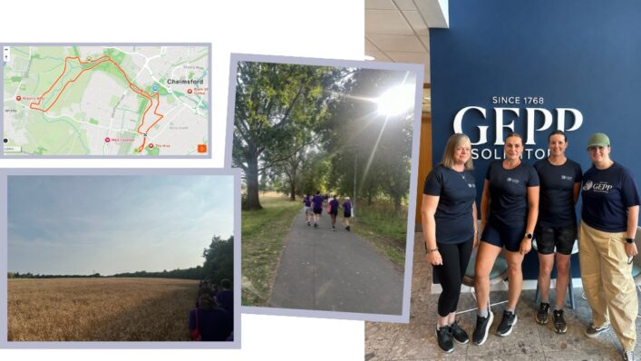 Gepp Solicitors team taking part in the Chelmsford Legal Walk 2026